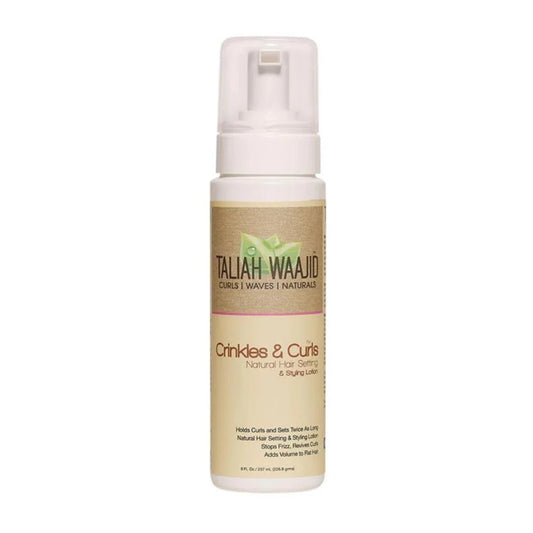 Taliah Waajid Crinkles & Curls Natural Hair Setting & Styling Lotion 8 oz