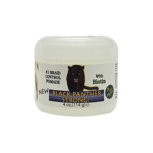 Black Panther Strong 24HR Hold Braids & Edge Tamer With Biotin (Vegan) 4 oz
