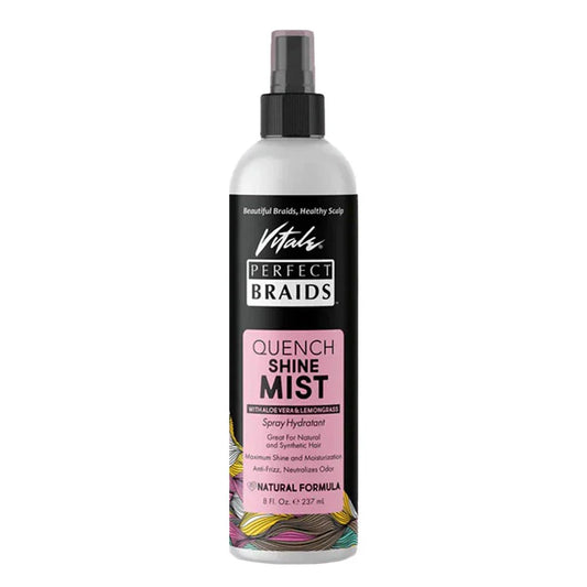 Vitale Perfect Braids Quench Shine Mist w/ Aloe Vera & Lemongrass 8 oz
