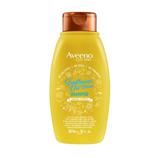 Aveeno Sunflower Oil Blend Shampoo (Damage Remedy) 12 oz