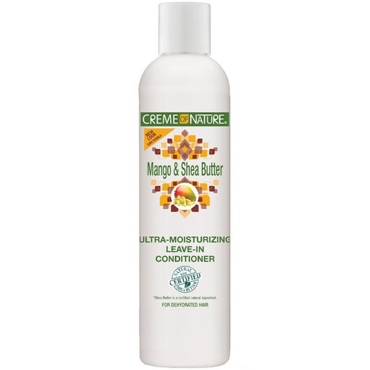 Creme Of Nature Mango & Shea Butter Ultra-Moisturizing Leave-In Conditioner 8.45 oz