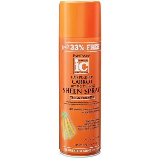 Fantasia IC Hair Polisher Carrot Sheen Spray - Triple Strength 14 oz