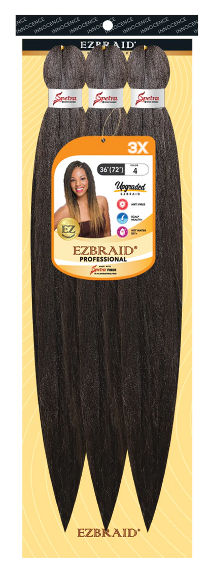 EZBRAID 3X Pre-Stretched Braid Hair 36" (72")