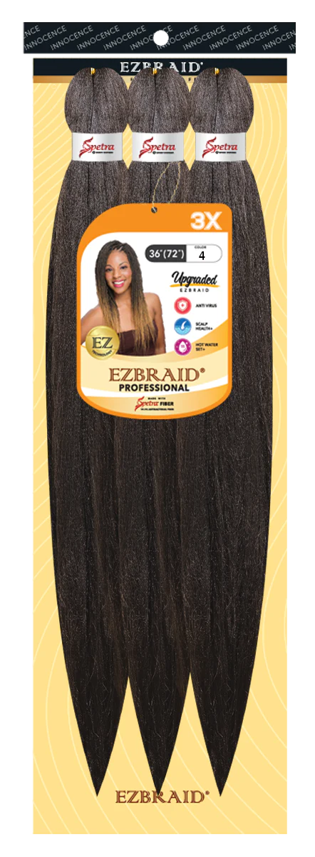 EZBRAID 3X Pre-Stretched Braid Hair 36" (72")