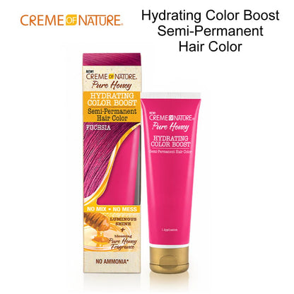 Creme Of Nature Pure Honey Hydrating Color Boost Semi-Permanent Hair Color