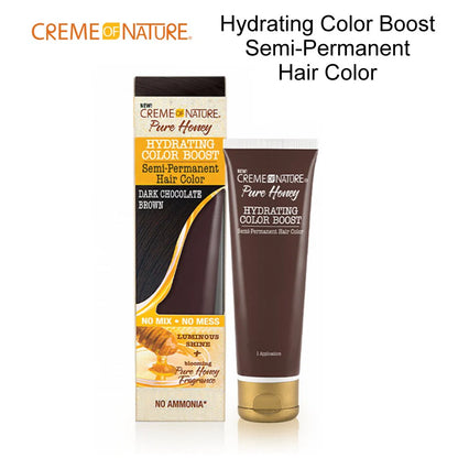 Creme Of Nature Pure Honey Hydrating Color Boost Semi-Permanent Hair Color
