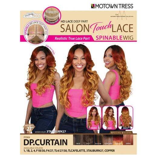 Motown Tress HD Lace Part Salon Touch Spinable Wig - DP.CURTAIN