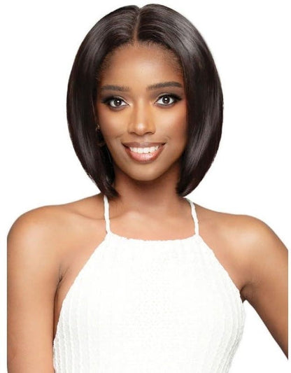 Bobbi Boss Indiremi Bone Straight 100% Unprocessed Remy Human Hair Full Lace Wig 12" - FLH103