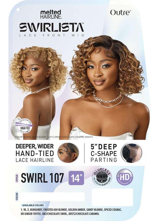 Outre Melted Hairline Swirlista Lace Front Wig - SWIRL 107