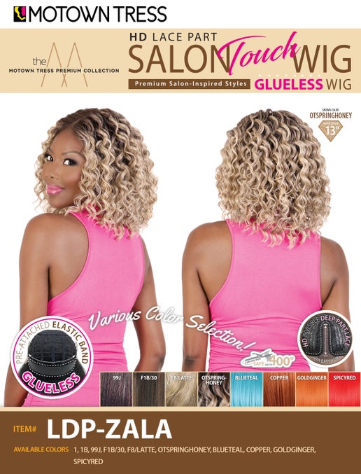 Motown Tress HD Lace Part Salon Touch Wig - LDP-ZALA