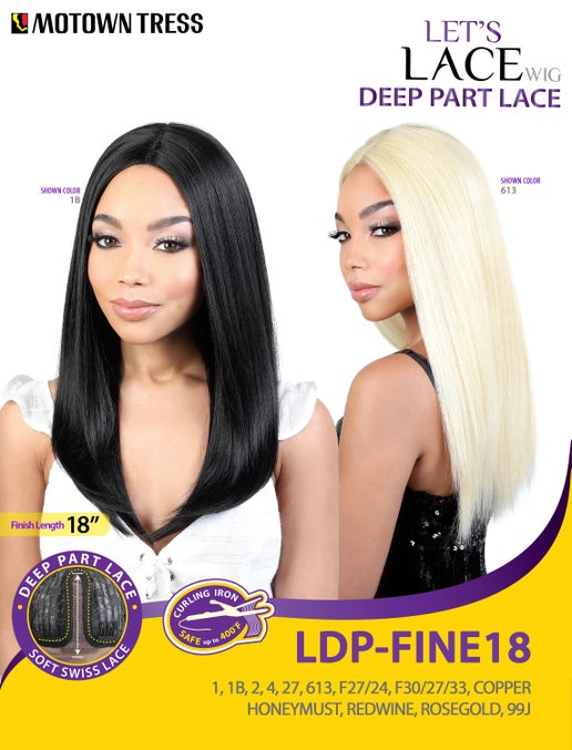 Motown Tress Deep Part Lace Wig - LDP-FINE18