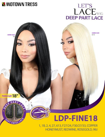 Motown Tress Deep Part Lace Wig - LDP-FINE18