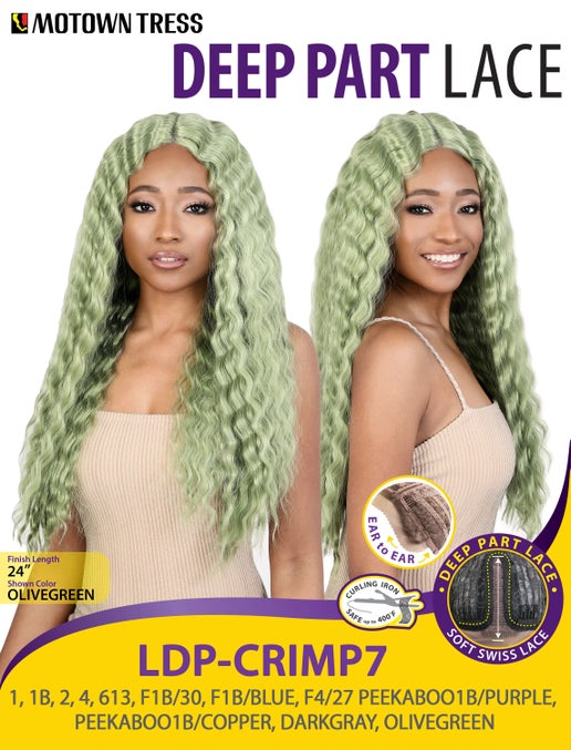 Motown Tress Deep Part Lace Wig - LDP-CRIMP7
