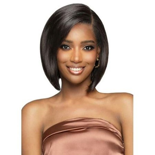 Bobbi Boss Bone Straight 100% Unprocessed Human Hair Full Lace Wig 12" - FLH003