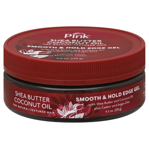 Luster's Pink Shea Butter Coconut Oil Smooth & Hold Edge Gel 4.5 oz