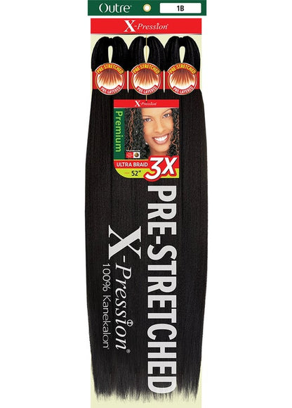 Outre 3X X-Pression Pre-Stretched Braid Hair 52"