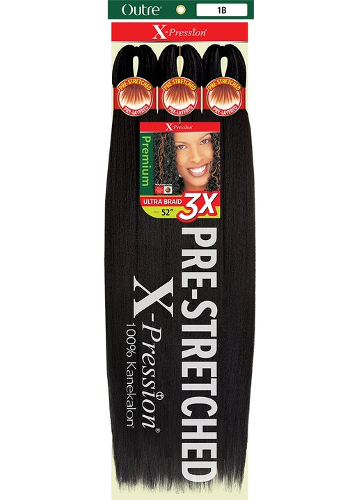 Outre 3X X-Pression Pre-Stretched Braid Hair 52"