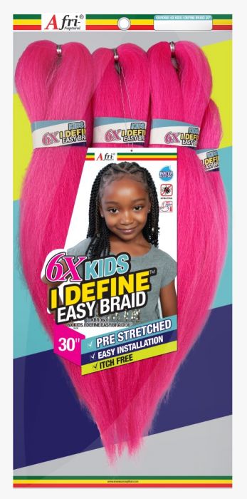 Afri-Naptural: 6X Kids I-Define Easy Braid 30"