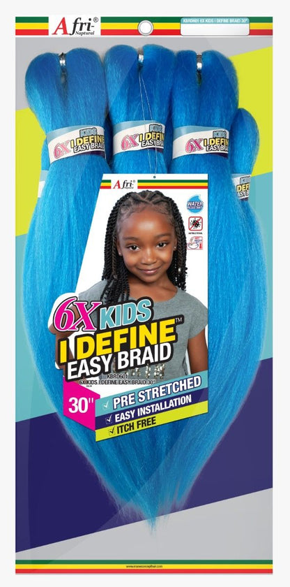 Afri-Naptural: 6X Kids I-Define Easy Braid 30"